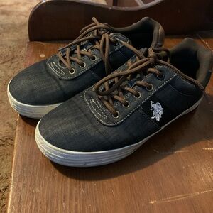 U.S. Polo Assn. Black and Brown Sneakers